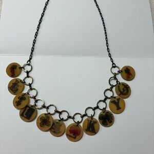 Cute and Funky “LUCKY” Charm Necklace: Unknown Brand